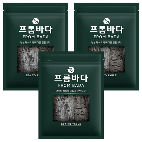 프롬바다 완도 뿌리다시마, 500g, 3개
