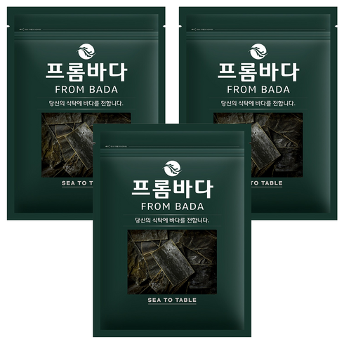 프롬바다 완도 자른 다시마, 100g, 3개