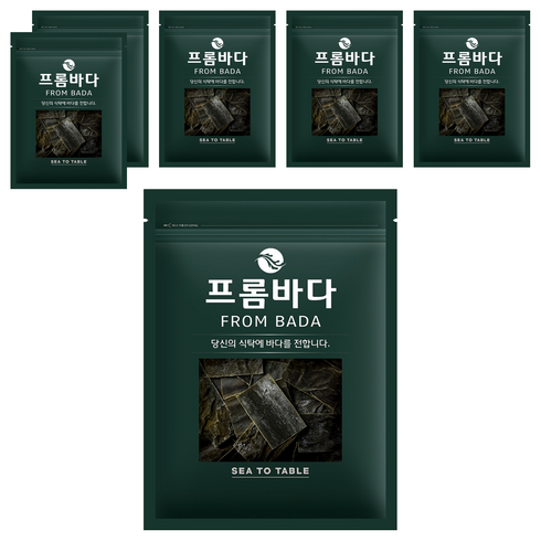프롬바다 완도 자른 다시마, 100g, 6개