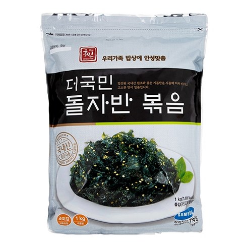 더국민 돌자반 볶음, 1kg, 1개