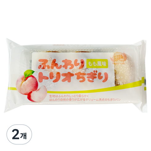 뜯어먹는 소프트번 복숭아맛, 100g, 2개