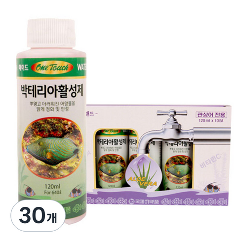 원터치 박테리아 활성제, 120ml, 30개