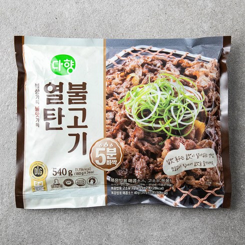 다향 불맛가득 열탄 오리 불고기, 540g, 1개