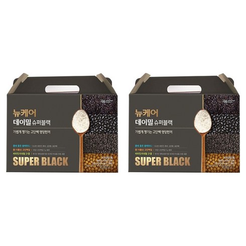 뉴케어 데이밀 슈퍼블랙 선식가루, 980g, 2개