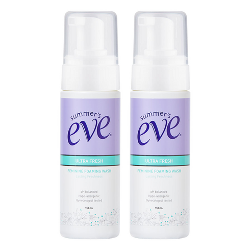 썸머스이브 울트라 프레쉬 페미닌 포밍 워시, 150ml, 2개