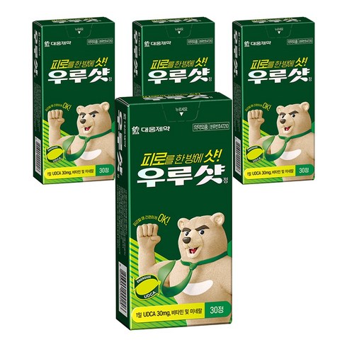 대웅제약 우루샷 멀티비타민, 30정, 4개