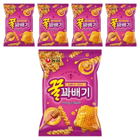 꿀꽈배기, 90g, 5개