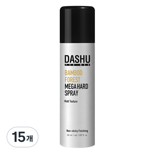 다슈 밤부 포레스트 메가 하드 스프레이, 50ml, 15개