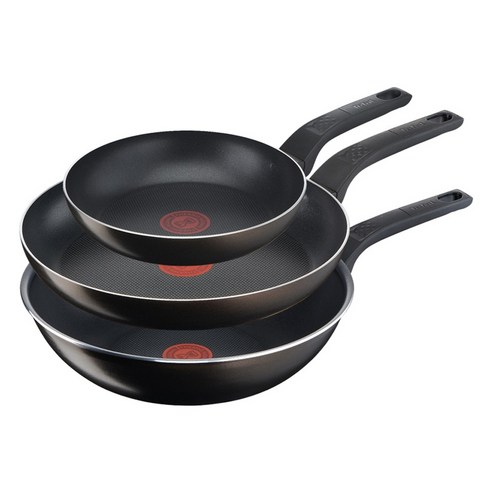 테팔 티타늄 액티쿡 프라이팬 3종세트, 블랙커피, 프라이팬 20cm + 28cm + 볶음팬 28cm, 1세트