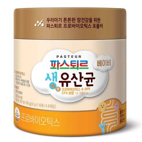 파스퇴르 베이비 생 유산균, 60회분, 1개