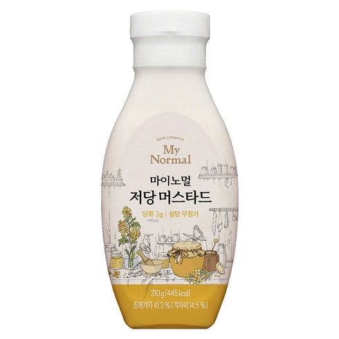 마이노멀 저당 머스타드, 310g, 1개