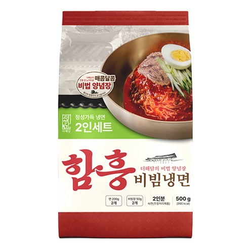 더해담 함흥비빔냉면, 500g, 1개
