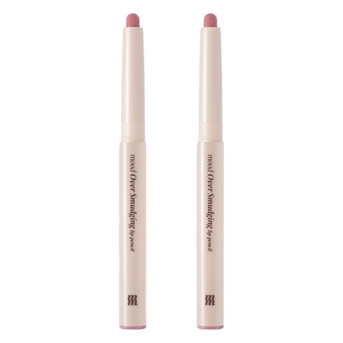 머지 무드 오버 스머징 립 펜슬 0.9g, ML2 로우 핑크, 2개