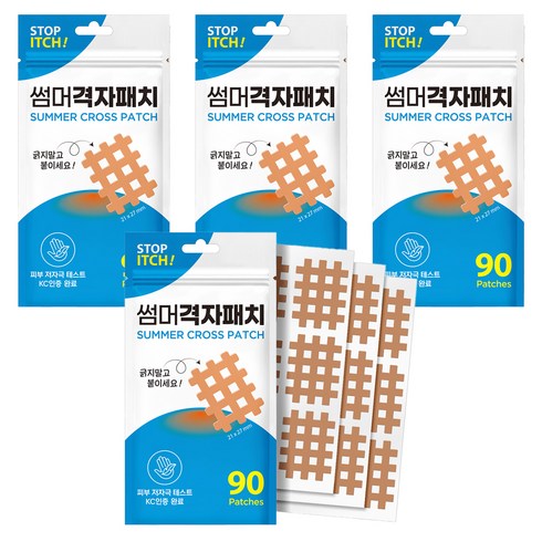 아텍스 썸머 격자 패치, 4개, 90개입