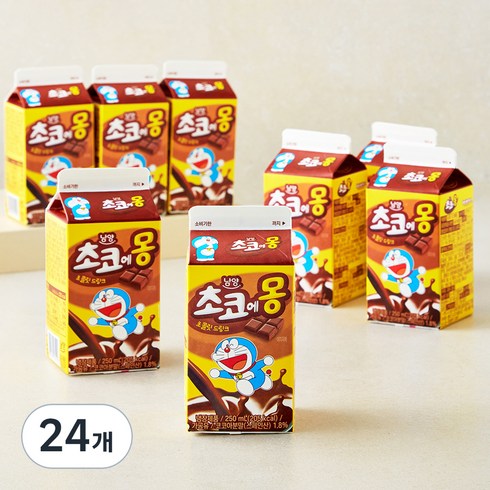 남양유업 초코에몽, 250ml, 24개