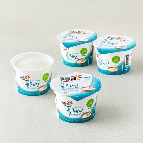 요플레 플레인, 180g, 4개
