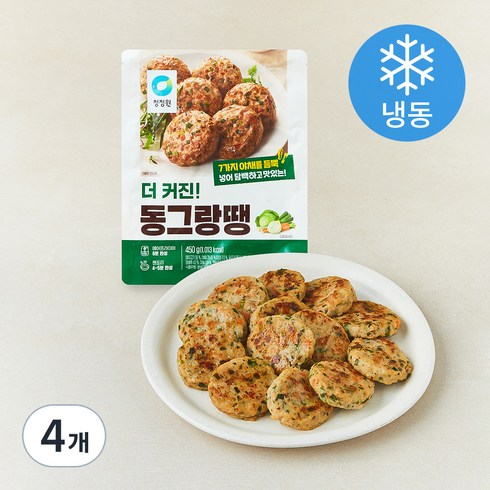 청정원 더 커진 동그랑땡 (냉동), 450g, 4개