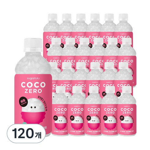 슈가로로 코코제로 리치, 340ml, 120개