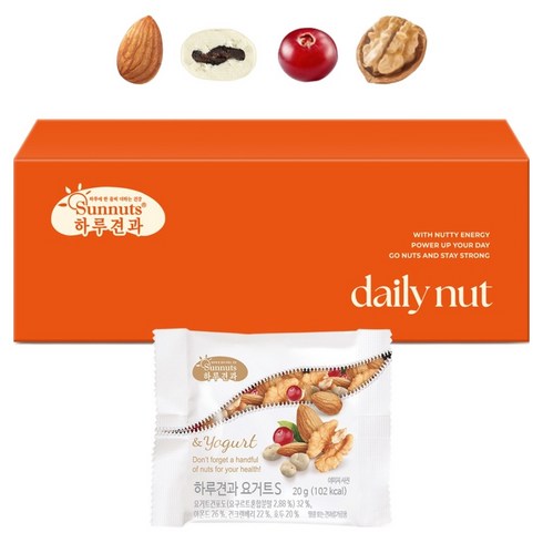하루견과 요거트 믹스넛 240g 12p, 20g, 1개