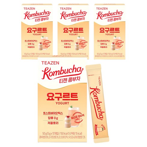 티젠 콤부차 요구르트, 5g, 10개입, 4개