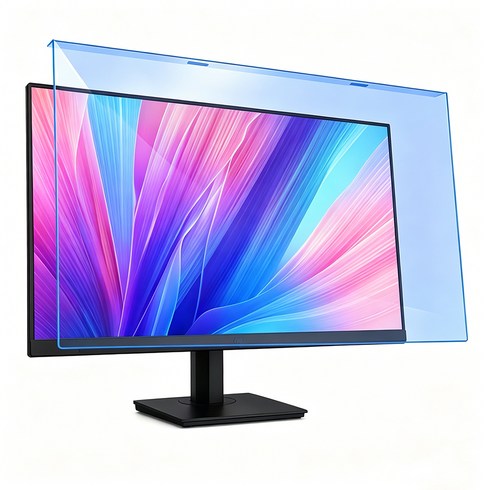 홈플래닛 거치형 UV 블루라이트 차단 모니터 보안필름 (27인치 16:9 613 x 356mm), 1개