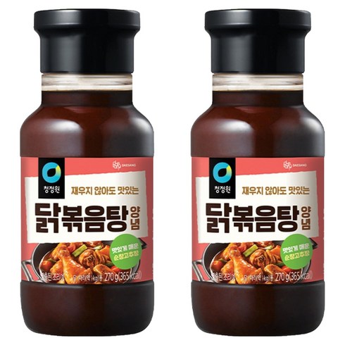 청정원 닭볶음탕 양념, 270g, 2개