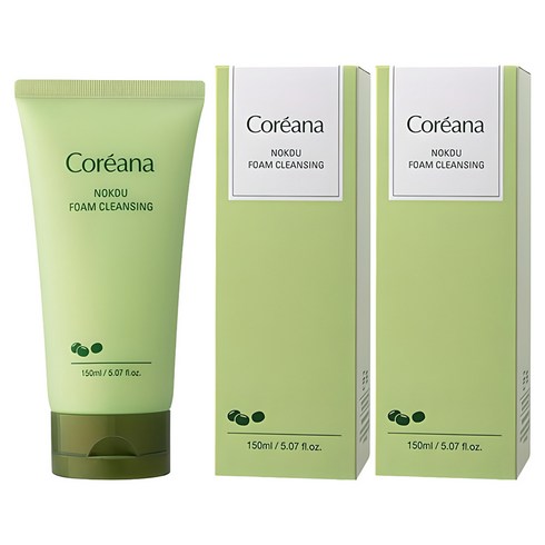 코리아나 녹두 클렌징폼, 150ml, 2개