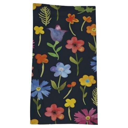 소니오 블루밍 플라워 비치 타월 80 x 160 cm, 08 가든, 1개