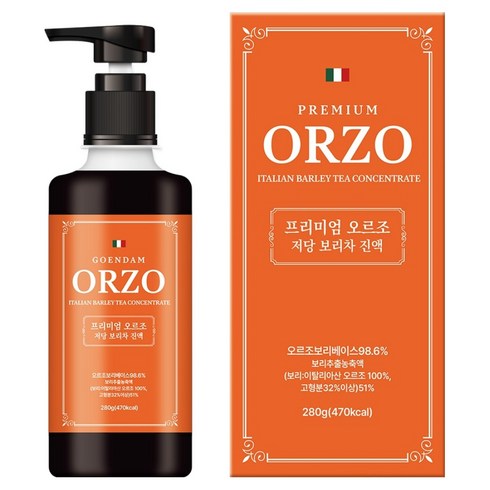 고은담 프리미엄 오르조 저당 보리차 진액, 280g, 1개