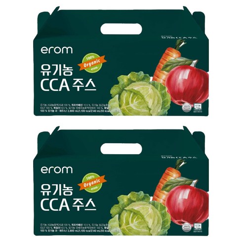 이롬 유기농 CCA주스 20p, 140ml, 2박스