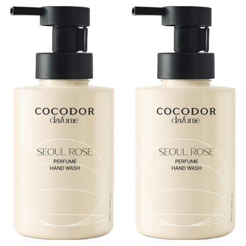 코코도르 퍼퓸 핸드워시 로즈틴트, 500ml, 2개