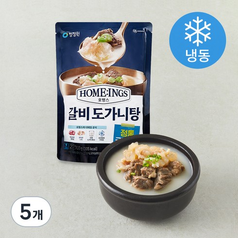 호밍스 갈비 도가니탕 (냉동), 700g, 5개