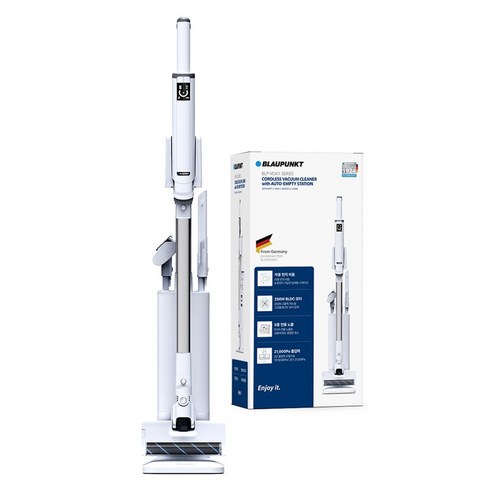 블라우풍트 블루모션 자동 먼지 비움 청소기, 화이트, BLP-VC411KSP