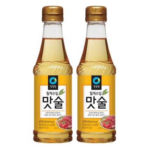 대상 청정원 월계수잎 맛술, 410ml, 2개