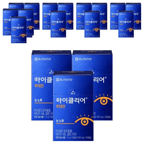 아이클리어 루테인, 30정, 18개