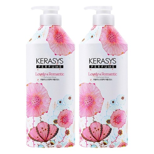 케라시스 퍼퓸 린스 러블리 앤 로맨틱, 980ml, 2개