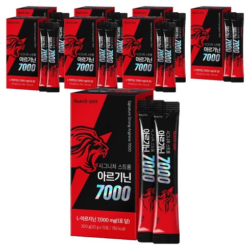 뉴트리디데이 시그니처 스트롱 아르기닌 7000 액상스틱 15p, 8개, 300g