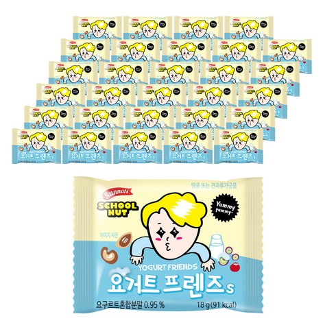 하루견과 요거트 프렌즈s 혼합견과, 30개, 요거트프렌즈, 18g