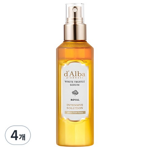 [비건뷰티] 달바 화이트 트러플 로얄 인텐시브 세럼, 160ml, 4개