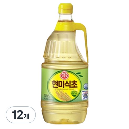 오뚜기 현미식초, 1.8L, 12개