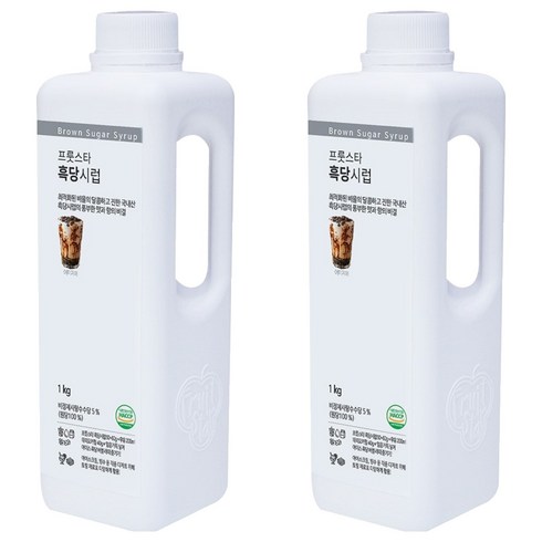 프룻스타 흑당시럽, 1kg, 2개