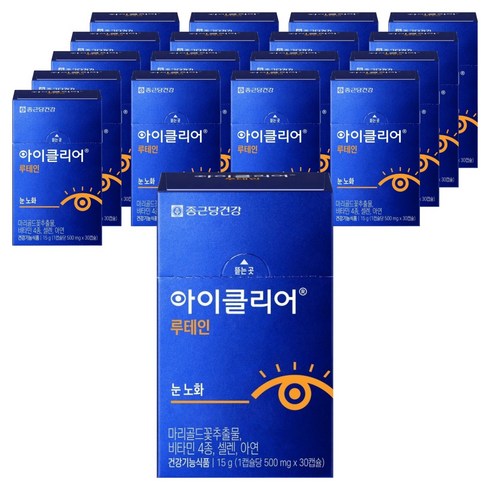 아이클리어 루테인 15g, 30정, 18개