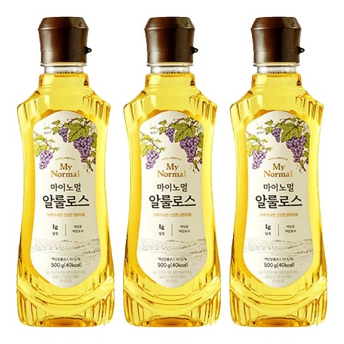 마이노멀 저당 저칼로리 알룰로스, 500g, 3개