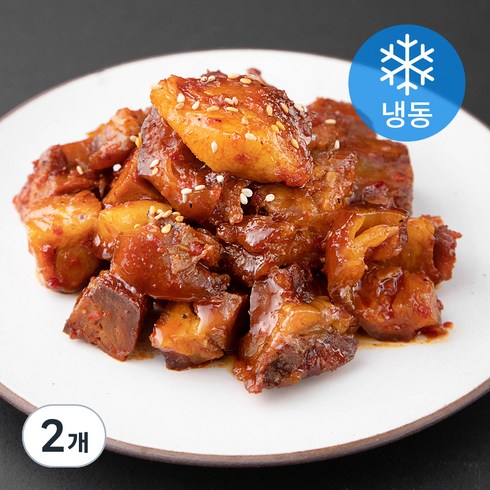 복선당 화르륵 큐브 불족발 (냉동), 600g, 2개