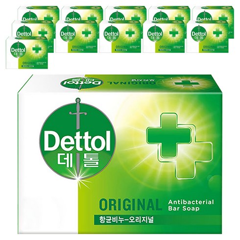 데톨 항균 비누 오리지널, 100g, 12개입