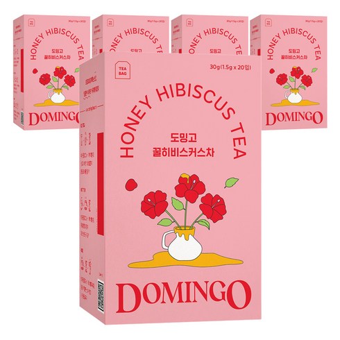 도밍고 꿀히비스커스차, 1.5g, 20개입, 5개