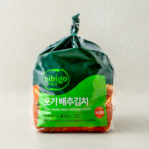 비비고 베이직 포기 배추김치, 2.3kg, 1개