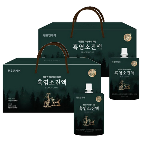 하루활력 깨끗한 자연에서 자란 흑염소진액, 2.1L, 2박스
