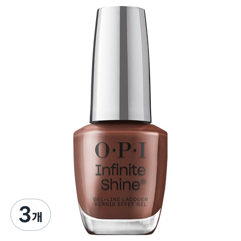 오피아이 인피니트샤인 매니큐어, ISL 191 LIP HOT LINER, 15ml, 3개