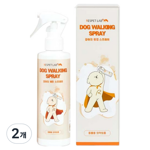 리스펫 강아지 워킹 스프레이, 혼합색상, 2개, 200ml